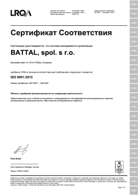 Battal ISO 9001